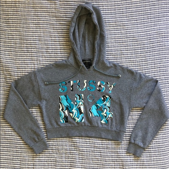 Stussy Tops - Stussy Crop Top Hoodie